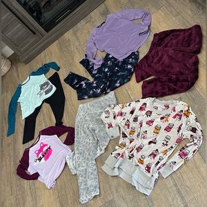 Girls Size 14/16 PJ Sets Assorted Brands 4-Sets